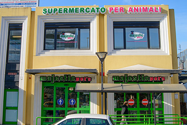 Il nostro negozio Majestic Pet's in zona Casal de' Pazzi