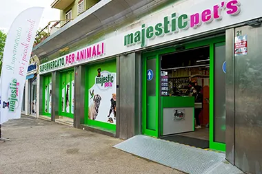 Il nostro negozio Majestic Pet's in zona Centocelle